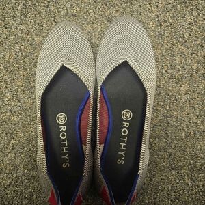 Rothy's Black and White Patterned Flats